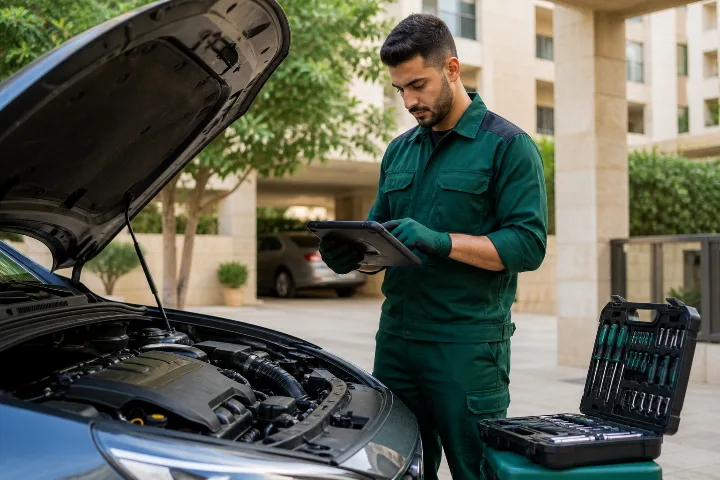 Mobile mechanic service in Amman