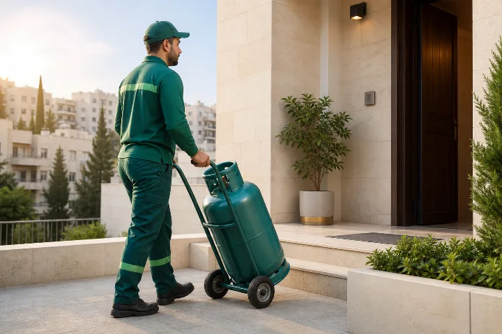 Gas-cylinder delivery service in Amman